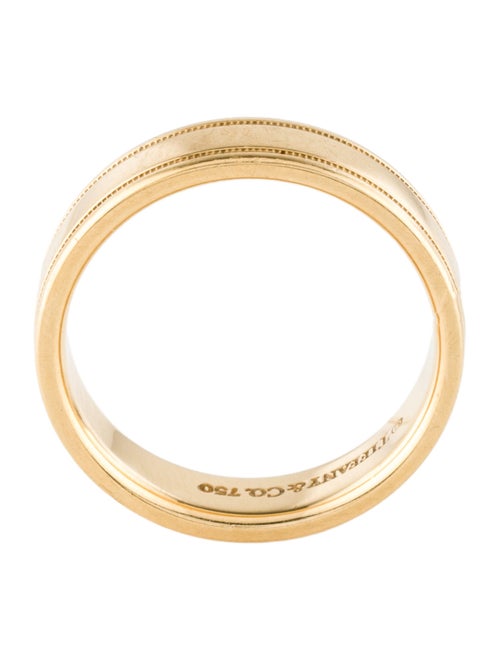 Tiffany & Co. 18K Milgrain Wedding Band