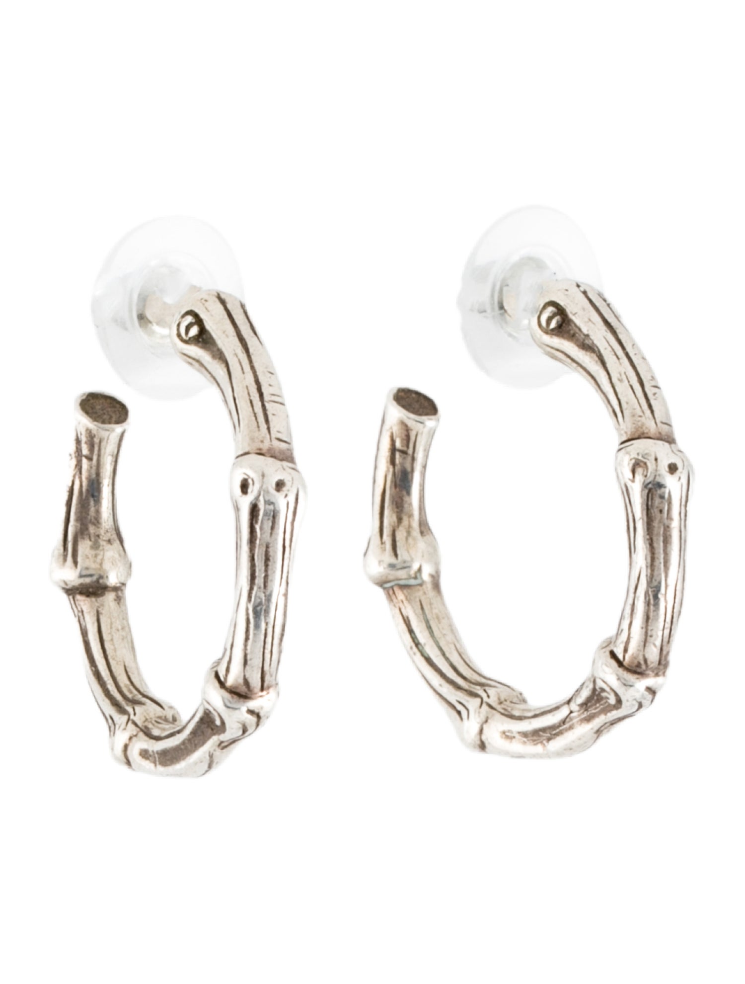 Tiffany & Co. Vintage Bamboo Hoop Earrings