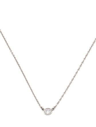 Tiffany & Co. Platinum Diamonds by the Yard® Single Pendant Necklace