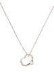 Tiffany & Co. Open Heart Pendant Necklace
