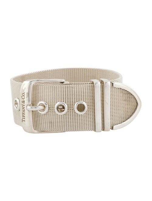 Tiffany & Co. Wide Mesh Buckle Bracelet