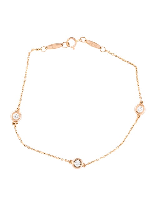 Tiffany & Co. 18K Diamond by the Yard Station Bracelet