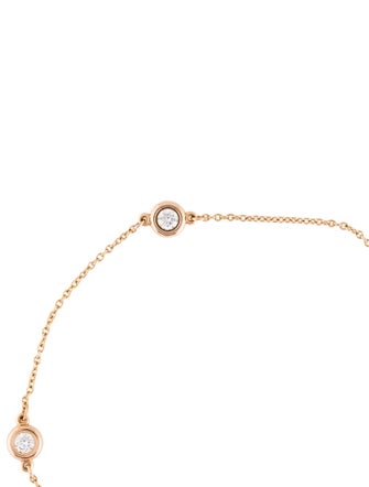 Tiffany & Co. 18K Diamond by the Yard Station Bracelet