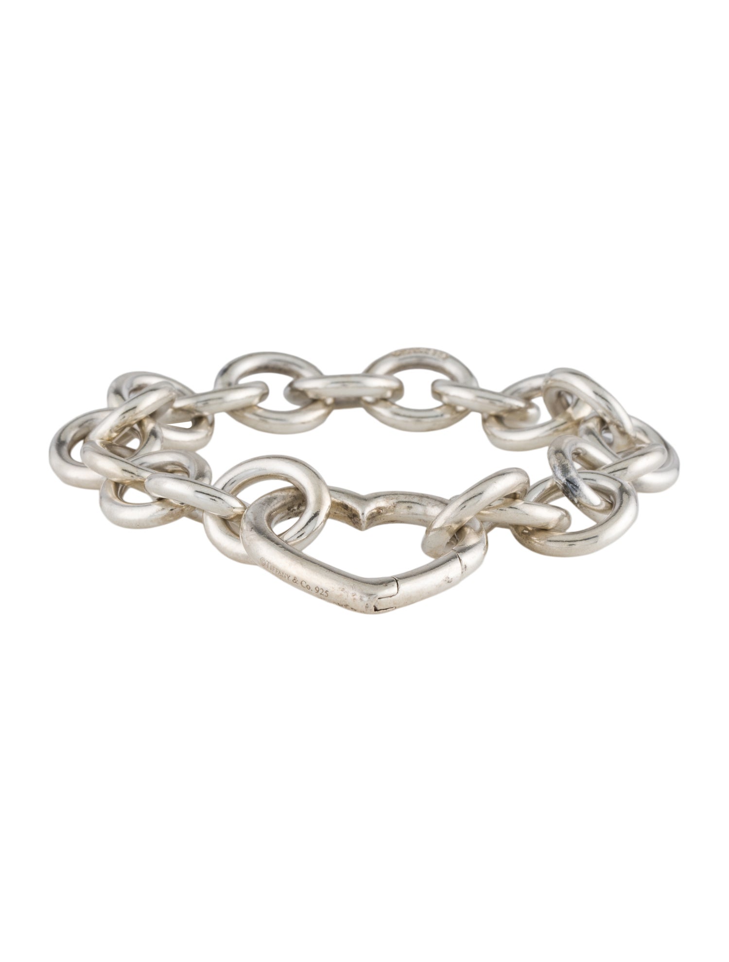 Tiffany & Co. Open Heart Clasp Bracelet