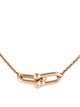 Tiffany & Co. 18K Small Double Link Pendant