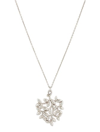 Tiffany & Co. Olive Leaf Pendant Necklace