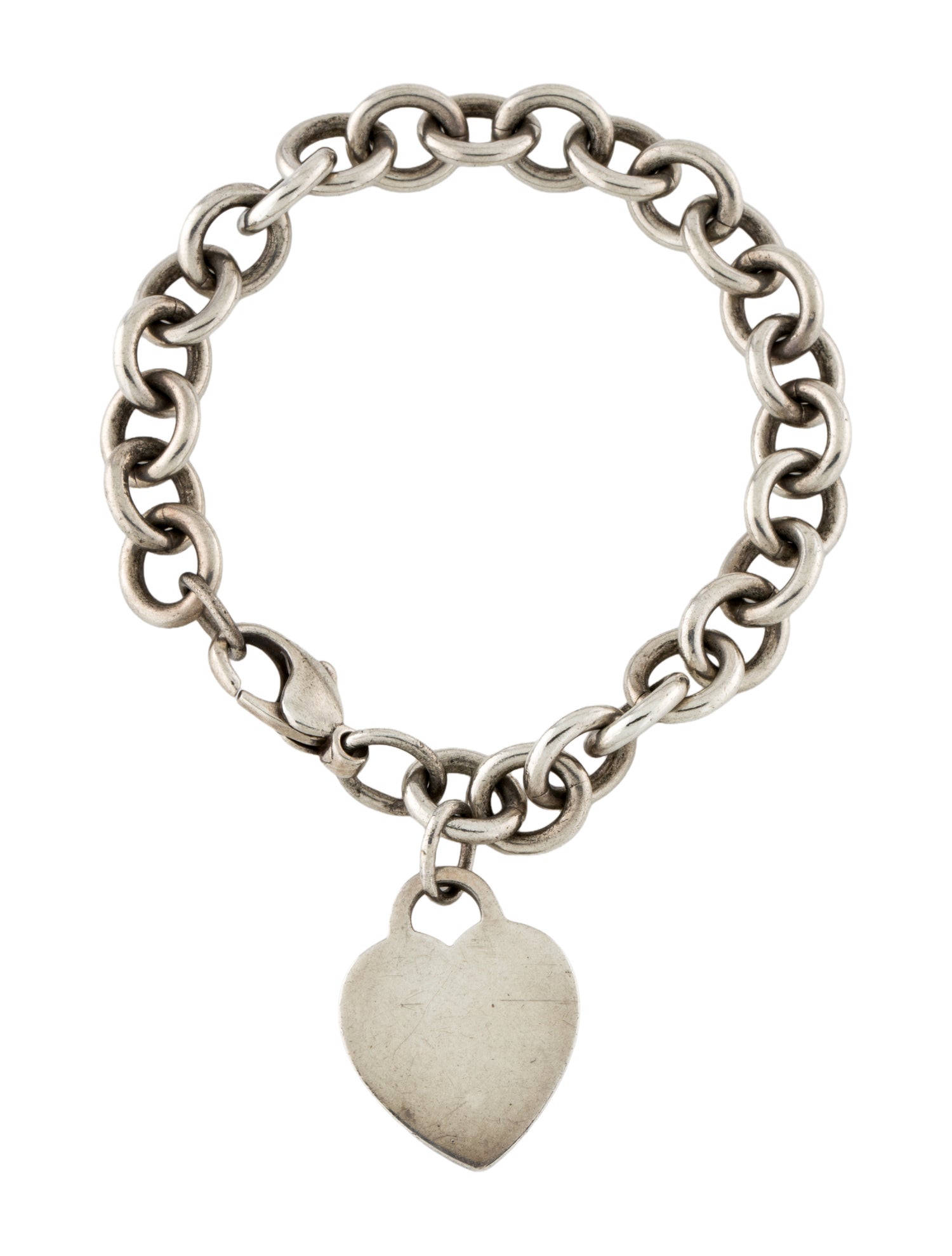Tiffany & Co. Heart Tag Charm Bracelet