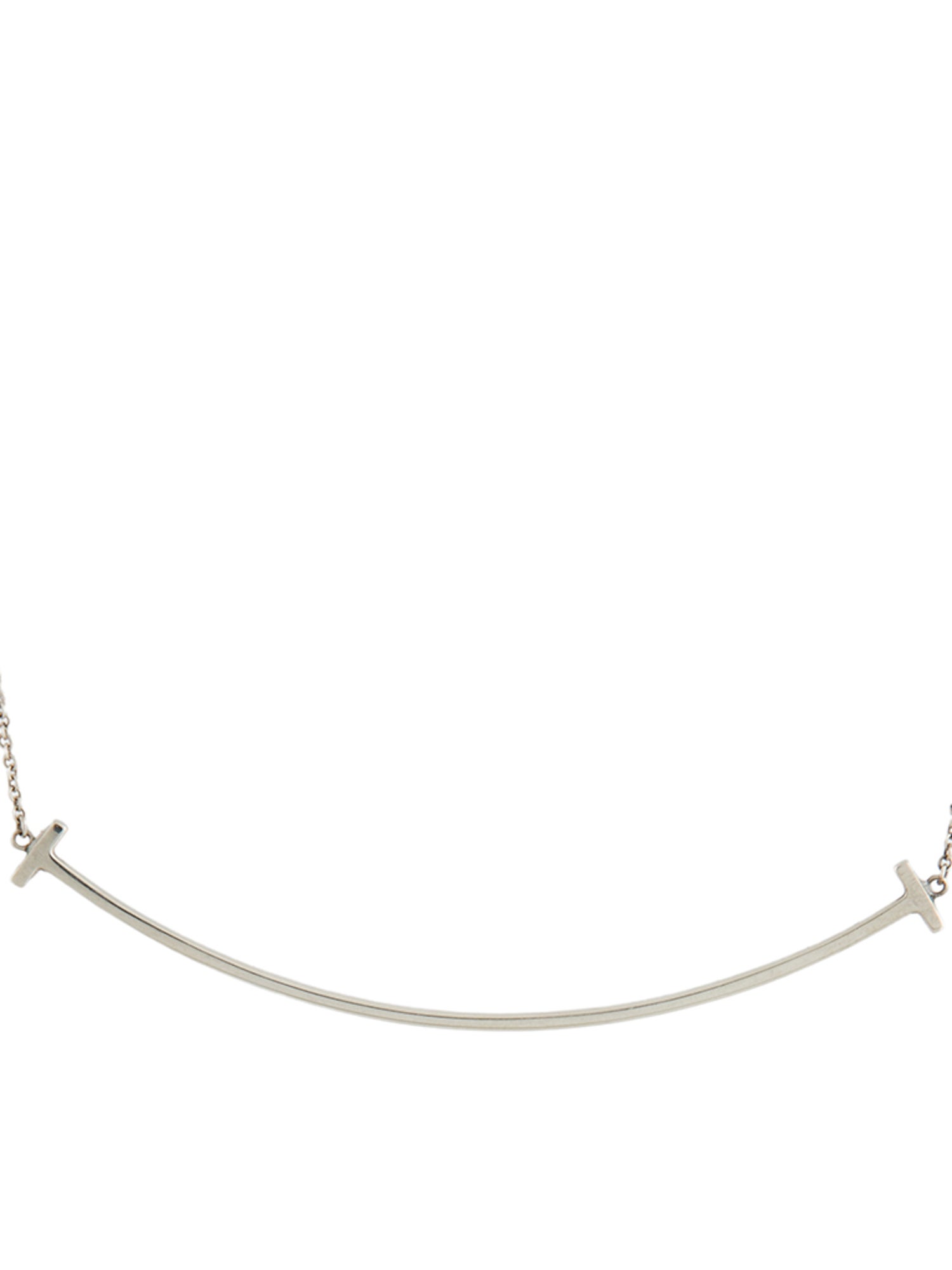 Tiffany & Co. T Smile Large Pendant Necklace