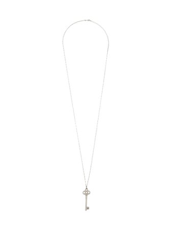 Tiffany & Co. Large Crown Key Pendant Necklace