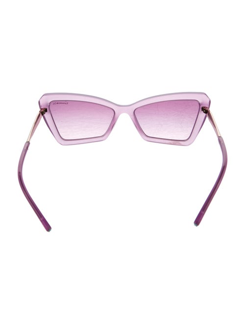 Tiffany & Co. Faux Pearl Accents Cat-Eye Sunglasses