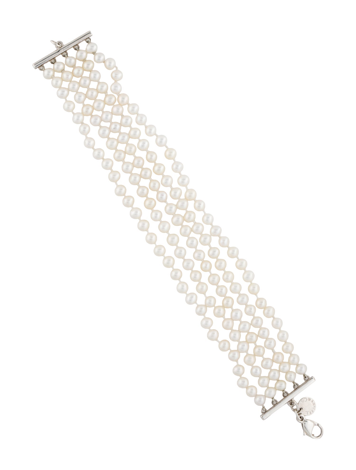 Tiffany & Co. Pearl Five-Row Bracelet