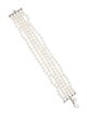 Tiffany & Co. Pearl Five-Row Bracelet