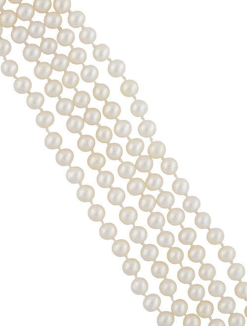 Tiffany & Co. Pearl Five-Row Bracelet