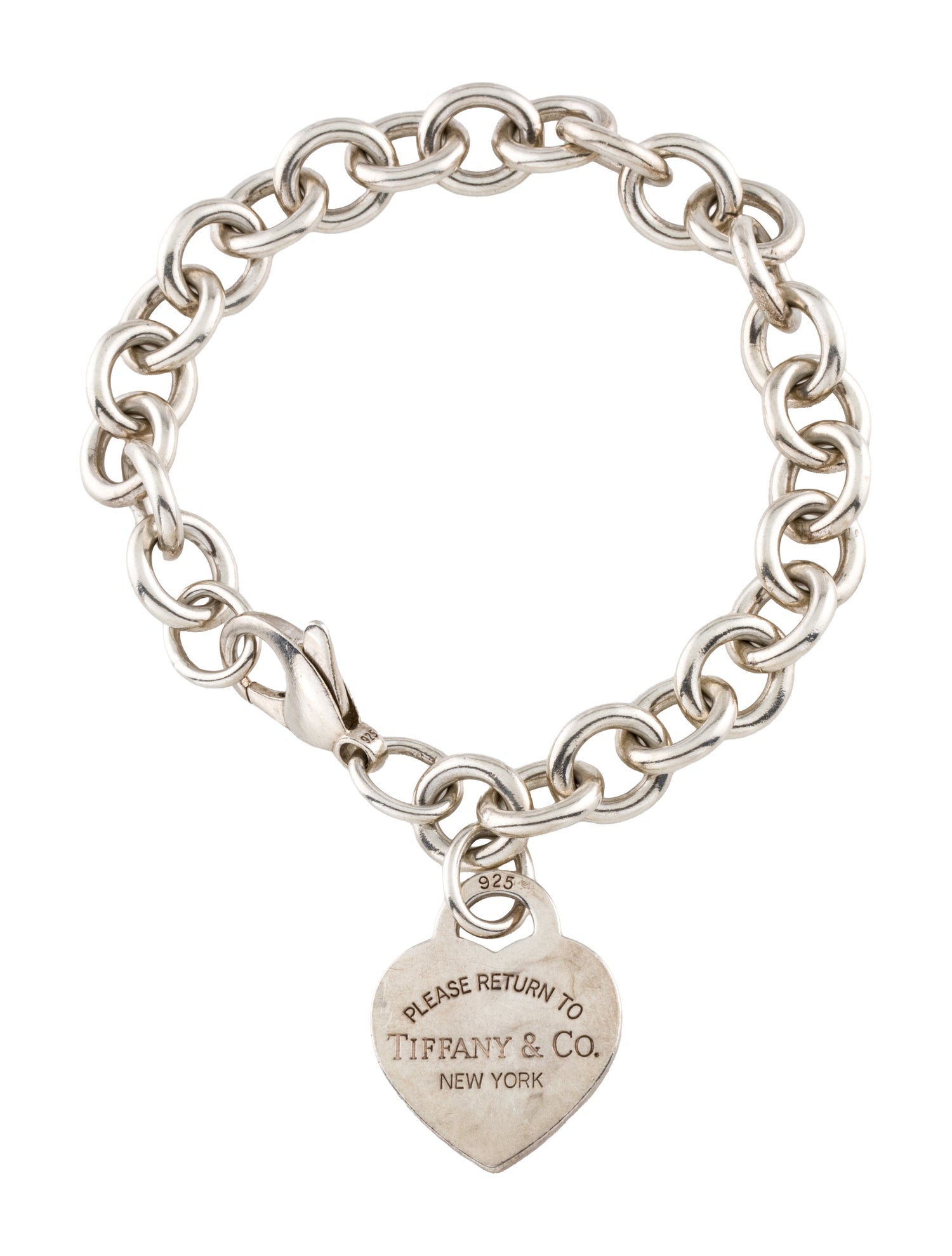 Tiffany & Co. Heart Tag Charm Bracelet