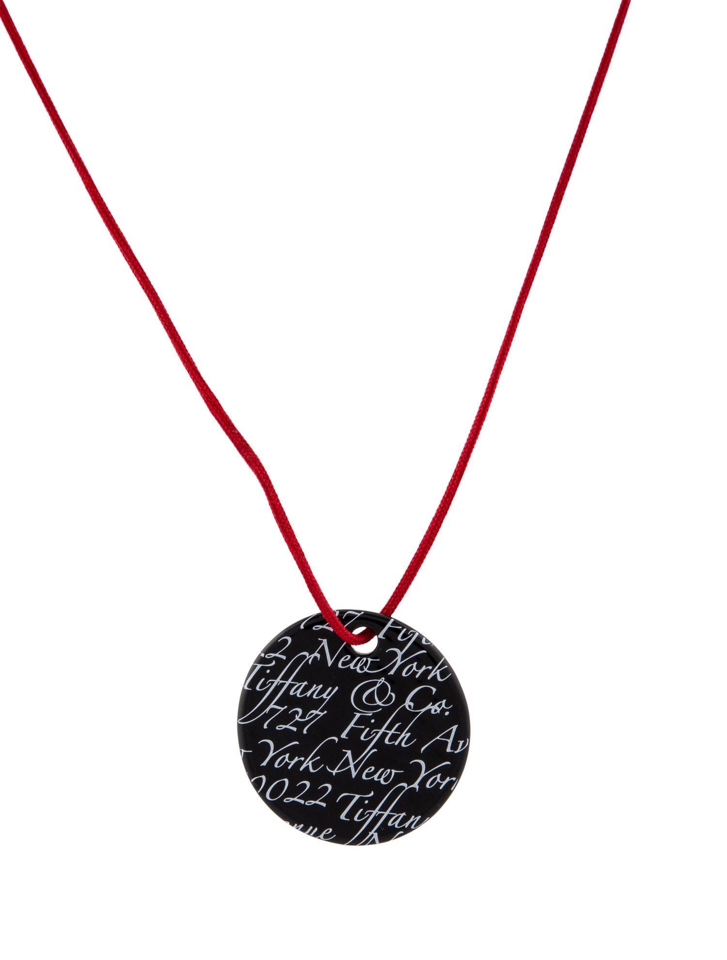 Tiffany & Co. Notes Pendant Necklace