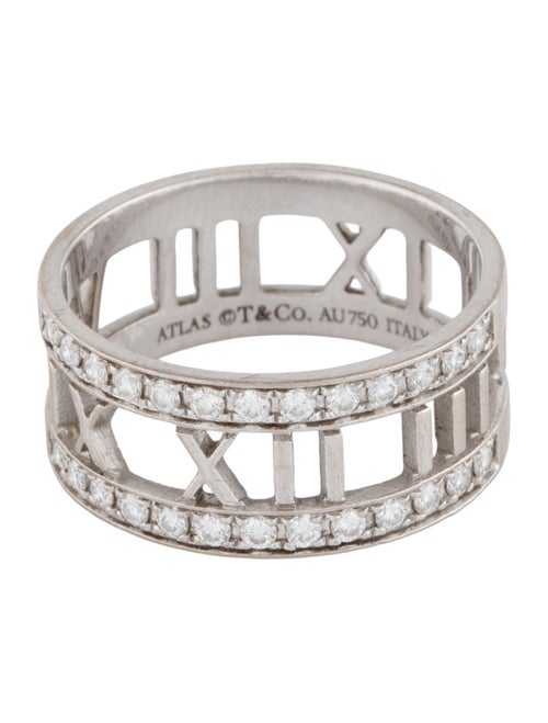 Tiffany & Co. 18K Diamond Atlas Open Band