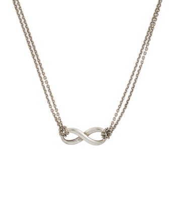 Tiffany & Co. Infinity Double Strand Pendant Necklace