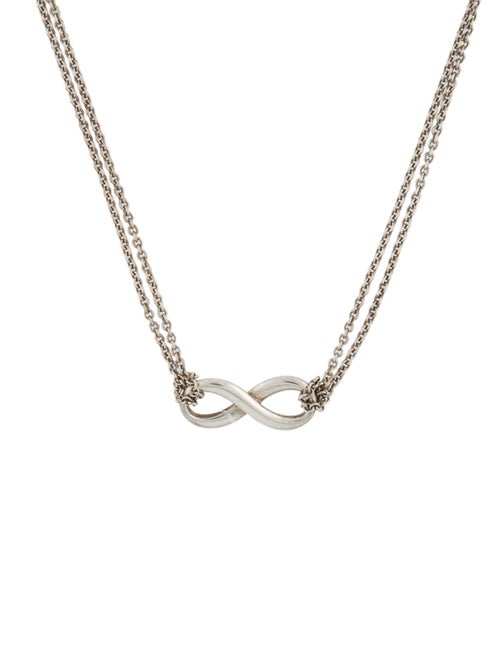 Tiffany & Co. Infinity Double Strand Pendant Necklace