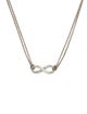 Tiffany & Co. Infinity Double Strand Pendant Necklace