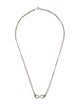 Tiffany & Co. Infinity Double Strand Pendant Necklace