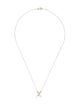 Tiffany & Co. Diamond Graffiti X Pendant Necklace