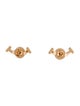 Tiffany & Co. 18K T Smile Mini Earrings