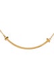 Tiffany & Co. 18K Small T Smile Pendant Necklace