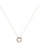 Tiffany & Co. Atlas Circle Pendant Necklace