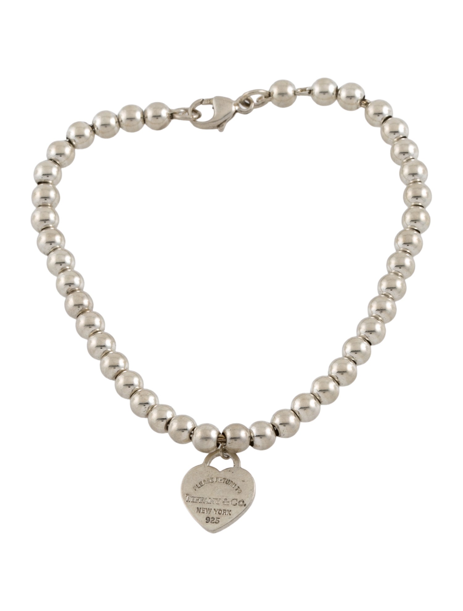 Tiffany & Co. Heart Tag Bead Bracelet