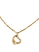 Tiffany & Co. 18K Open Heart Charm Bracelet
