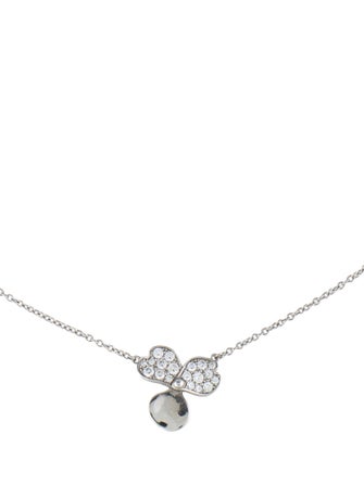 Tiffany & Co. Diamond Paper Flowers Pendant Necklace