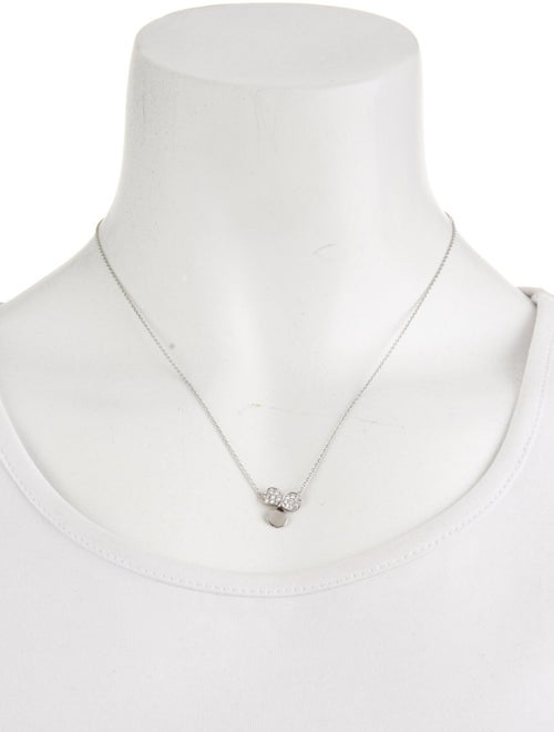 Tiffany & Co. Diamond Paper Flowers Pendant Necklace