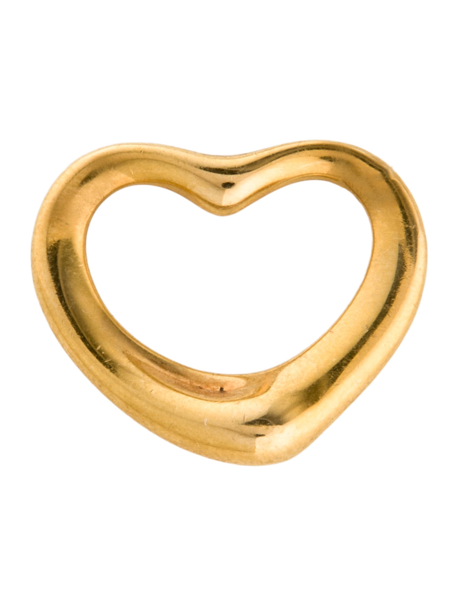 Tiffany & Co. Vintage 18K Open Heart Pendant