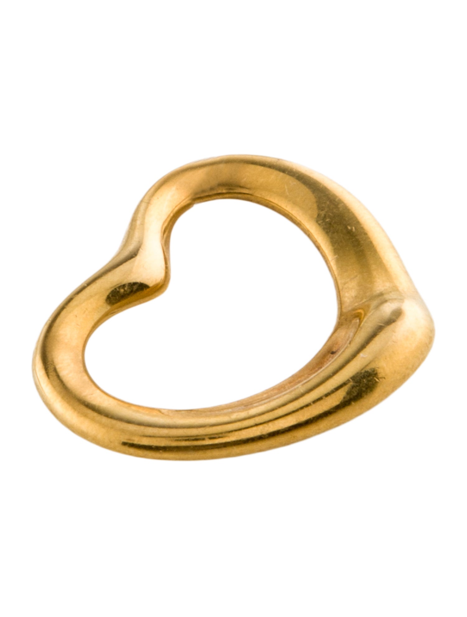 Tiffany & Co. Vintage 18K Open Heart Pendant