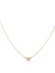 Tiffany & Co. 18K Diamonds by the Yard Single Diamond Pendant Necklace