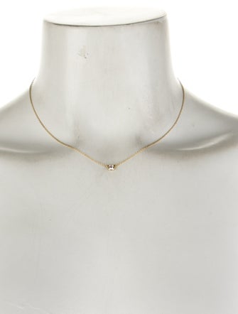 Tiffany & Co. 18K Diamonds by the Yard Single Diamond Pendant Necklace