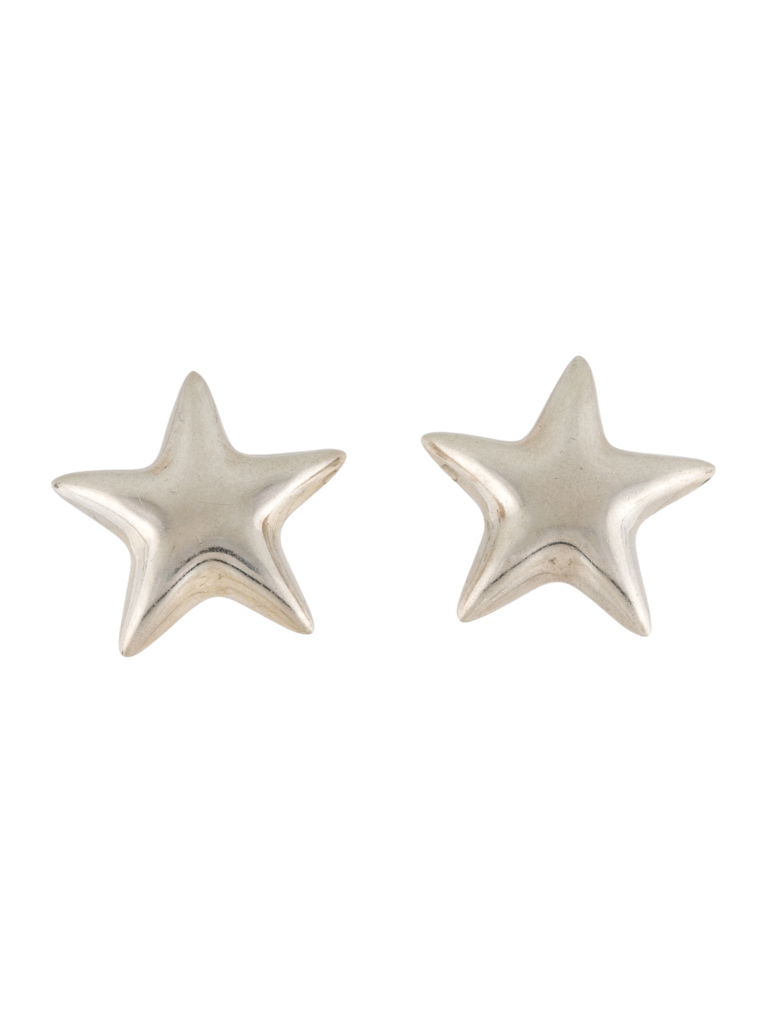 Tiffany & Co. Vintage Large Star Clip-On Earrings