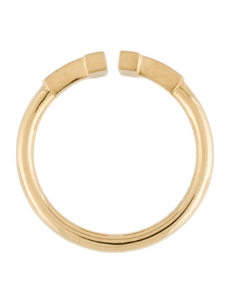 Tiffany & Co. 18K Diamond T Wire Ring