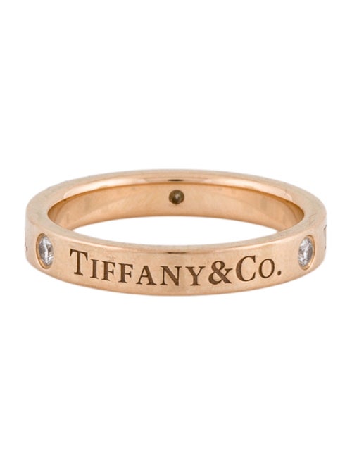 Tiffany & Co. 18K Diamond T&CO. Band