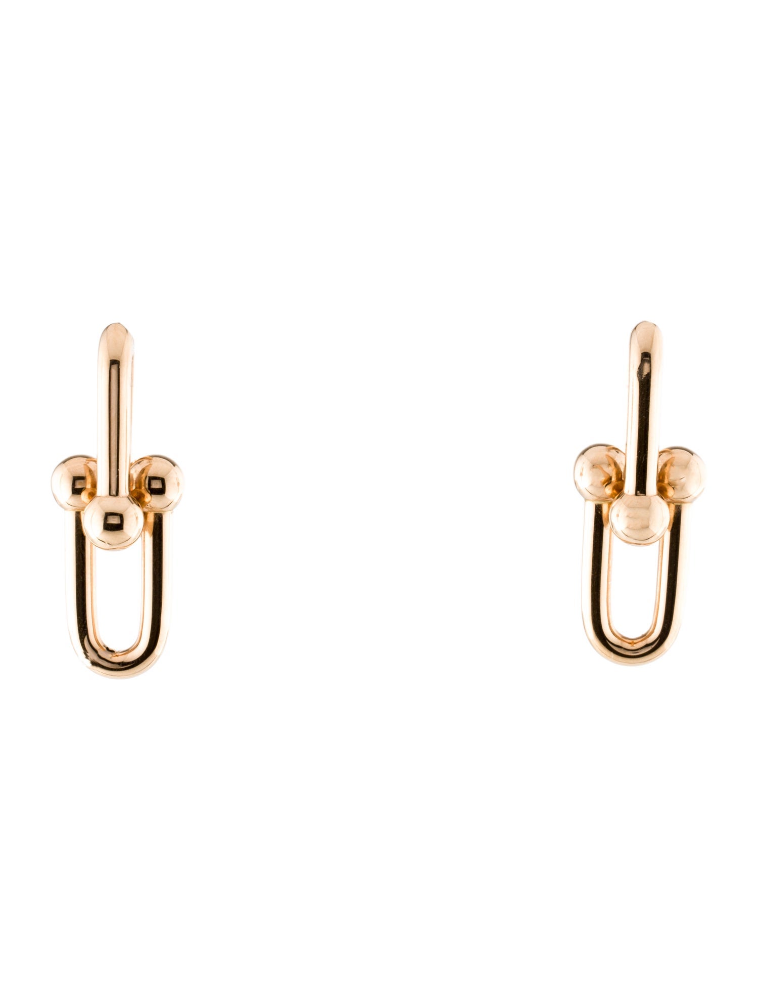 Tiffany & Co. 18K Large HardWear Drop Earrings