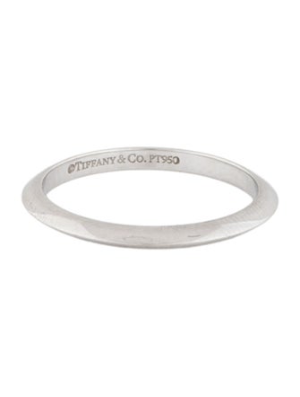 Tiffany & Co. Platinum Knife Edge Band Ring