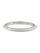 Tiffany & Co. Platinum Knife Edge Band Ring