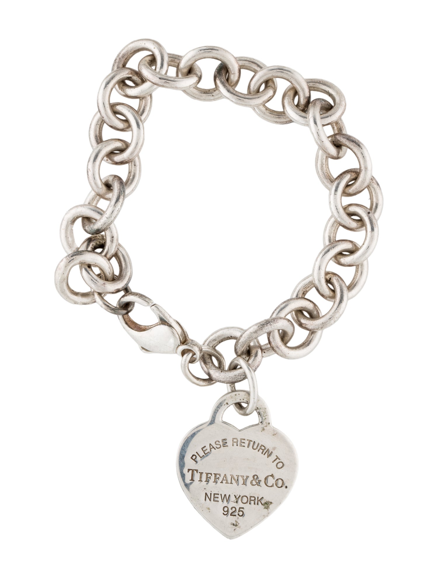 Tiffany & Co. Heart Tag Charm Bracelet
