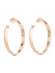 Tiffany & Co. 18K Atlas X Hoop Earrings