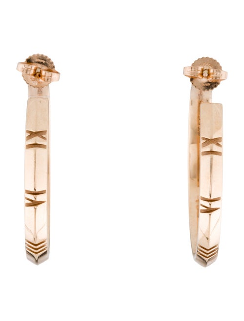 Tiffany & Co. 18K Atlas X Hoop Earrings