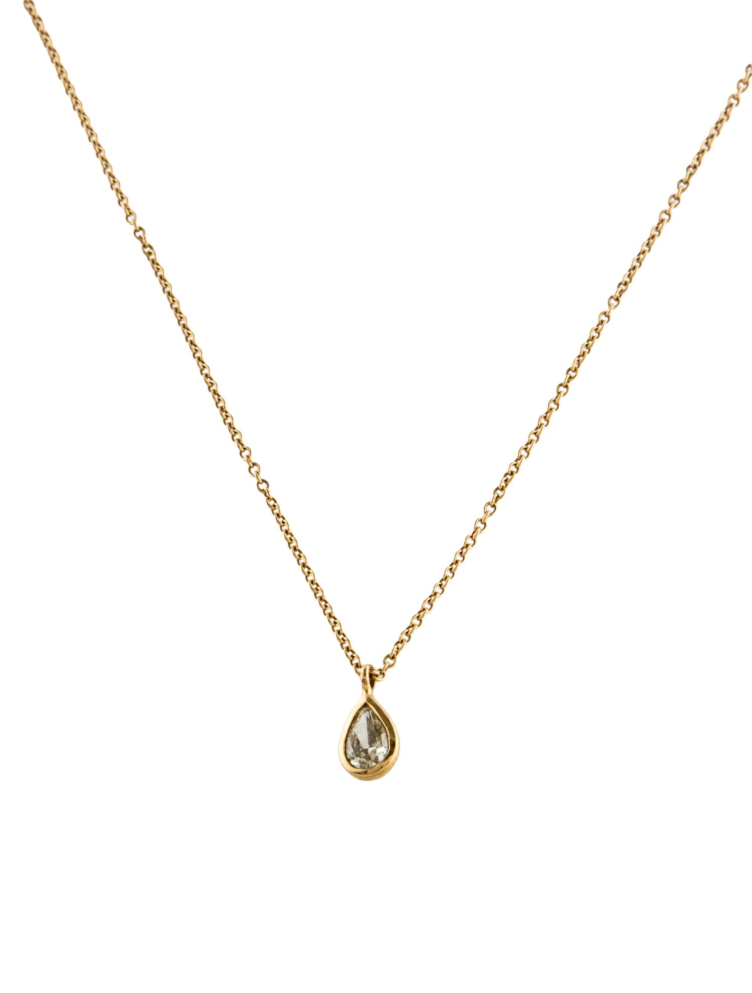 Tiffany & Co. 18K Diamonds by the Yard Pendant Necklace