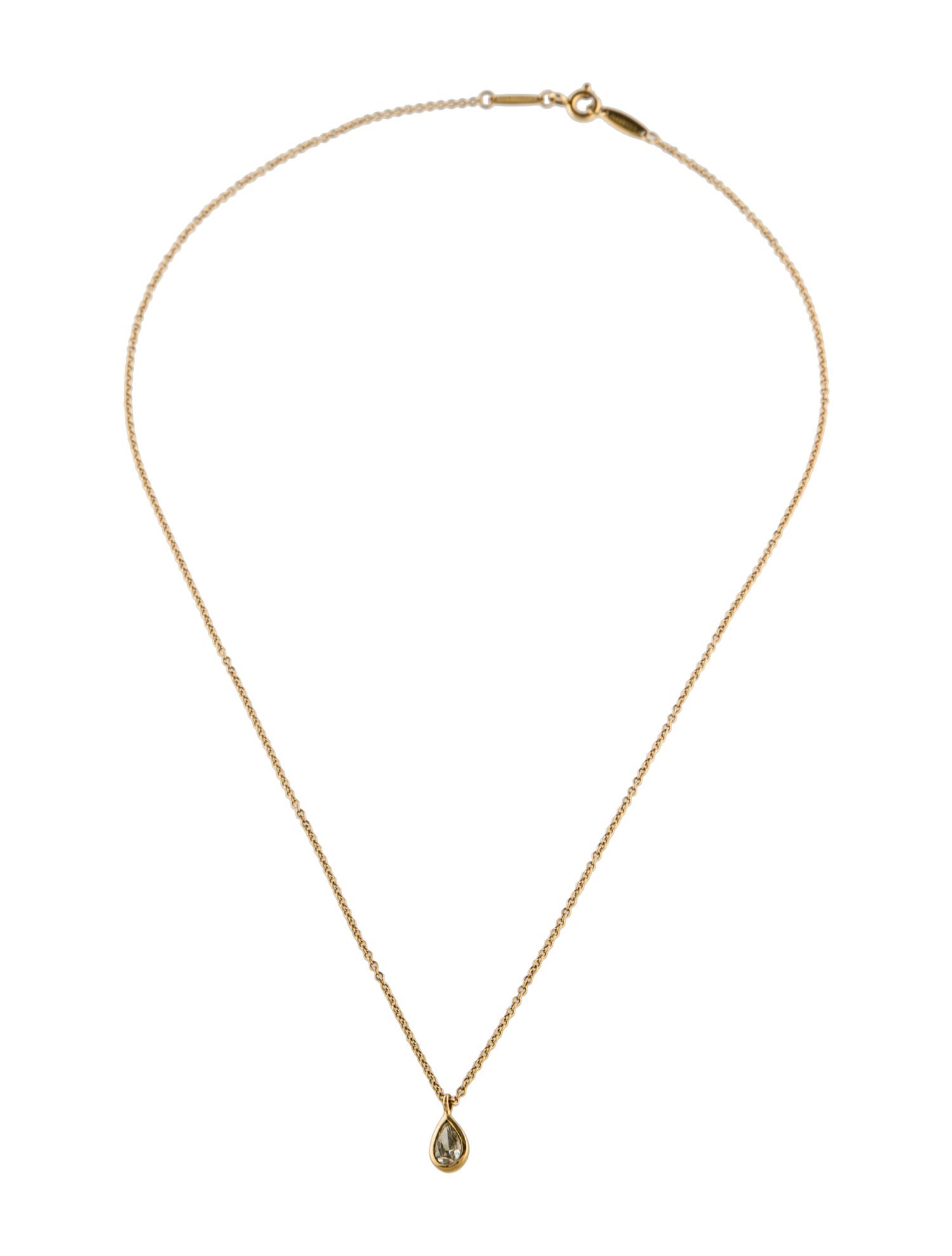 Tiffany & Co. 18K Diamonds by the Yard Pendant Necklace