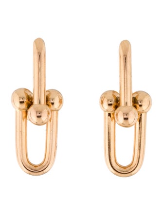 Tiffany & Co. 18K Large Link Drop Earrings