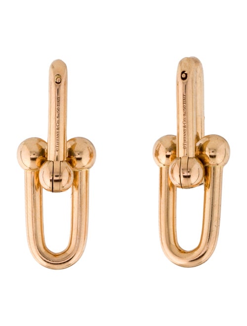 Tiffany & Co. 18K Large Link Drop Earrings