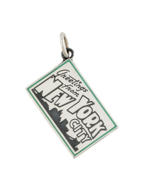 Tiffany & Co. Enamel 'Greetings from New York City' Postcard Charm